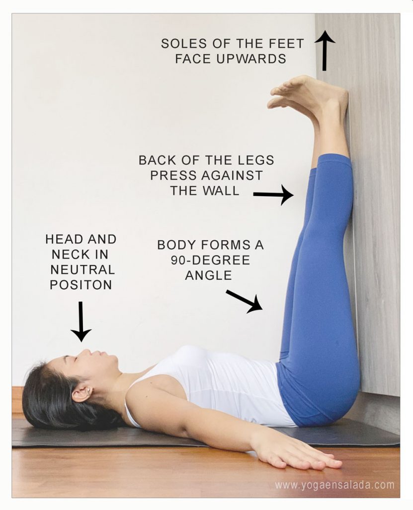 Legs Up To The Wall Pose - yogaensalada